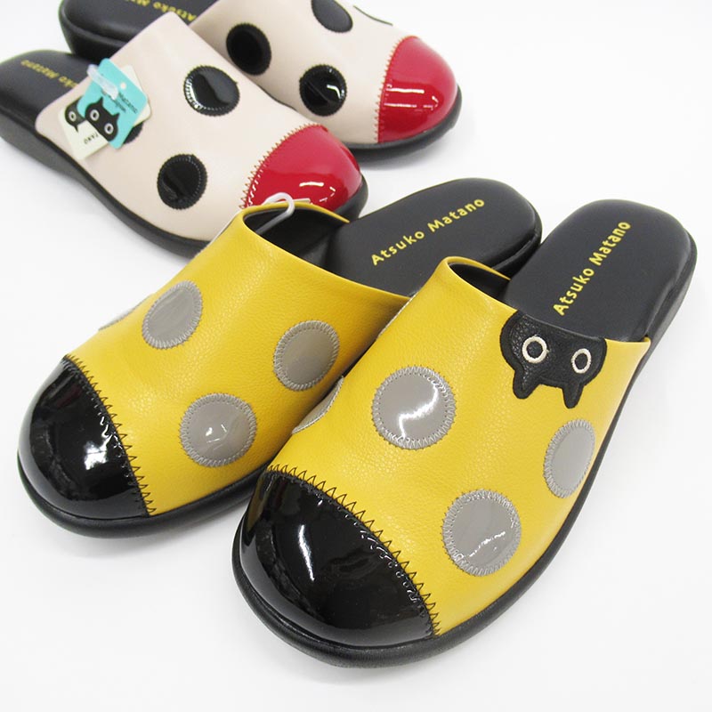 Atsuko Matano アツコ マタノ / 外履きサンダル てんとう虫 YE